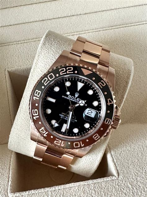 rolex gold root beer|Rolex root beer everose gold.